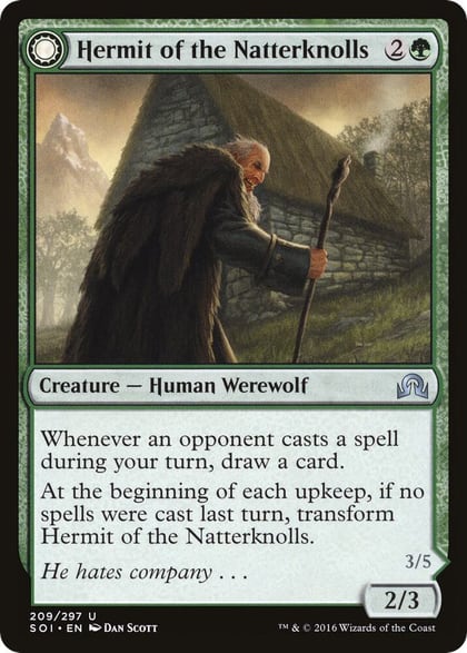 Hermit of the Natterknolls, Shadows over Innistrad 209