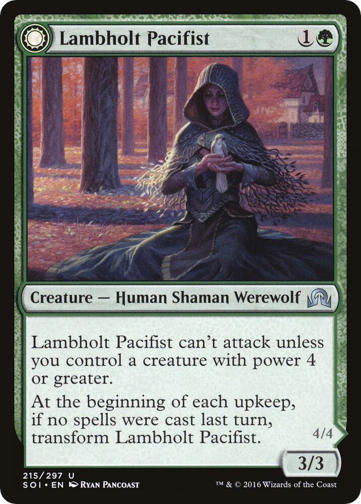 Lambholt Pacifist, Shadows over Innistrad 215