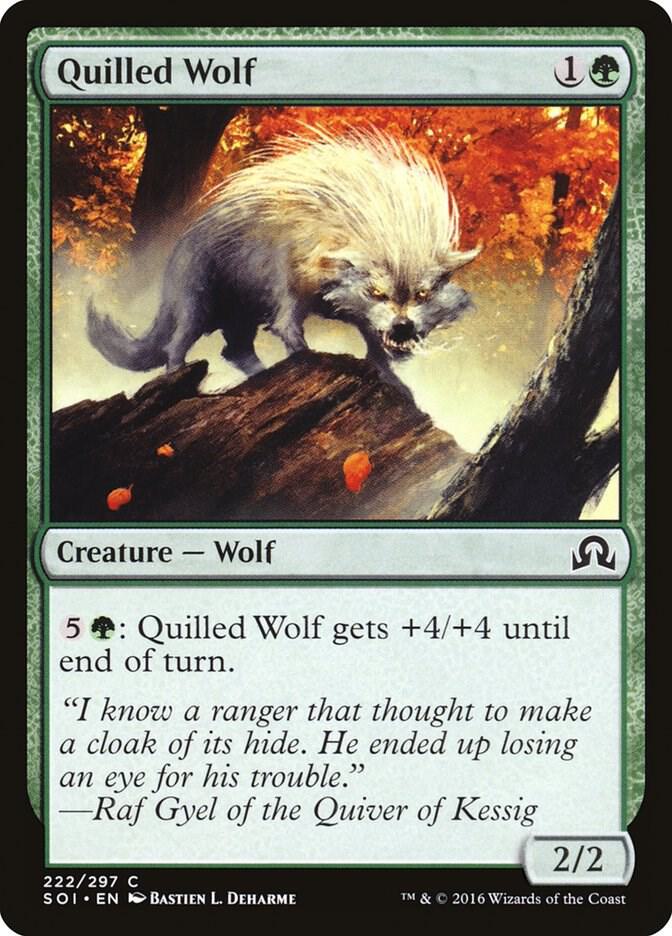 Quilled Wolf, Shadows over Innistrad 222