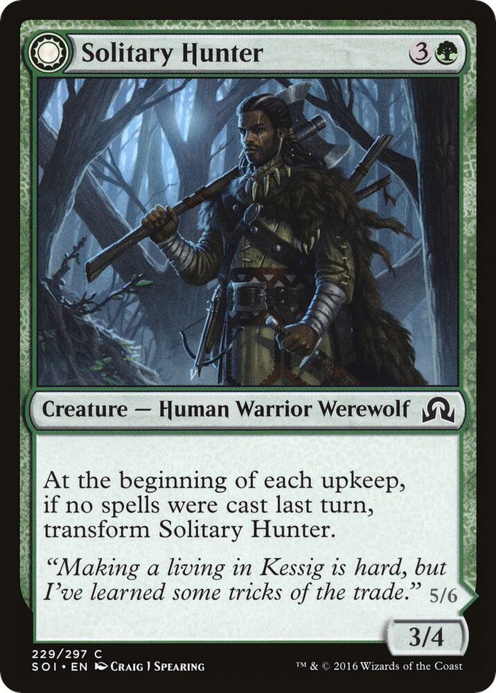 Solitary Hunter, Shadows over Innistrad 229
