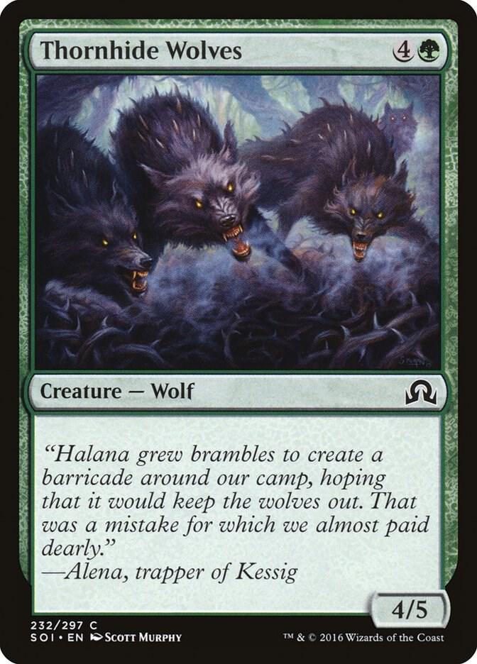 Thornhide Wolves, Shadows over Innistrad 232