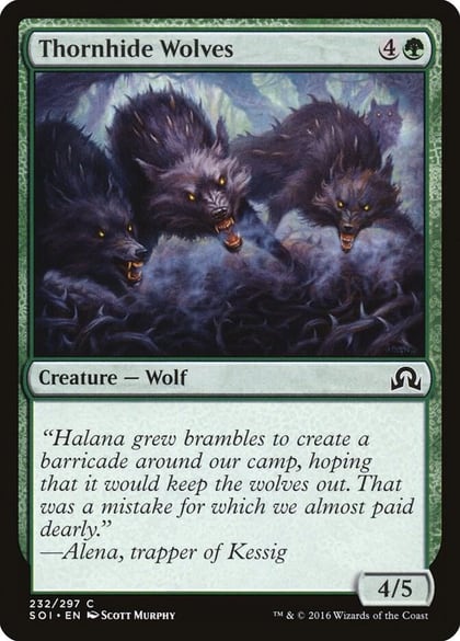 Thornhide Wolves, Shadows over Innistrad 232