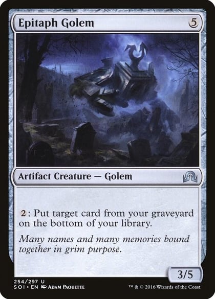 Epitaph Golem, Shadows over Innistrad 254