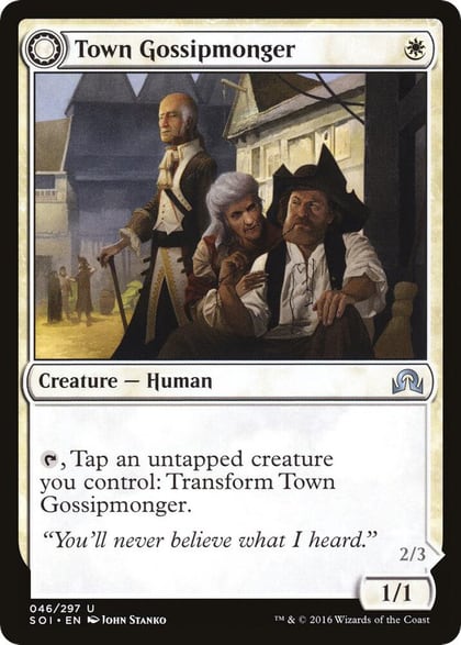 Town Gossipmonger, Shadows over Innistrad 46
