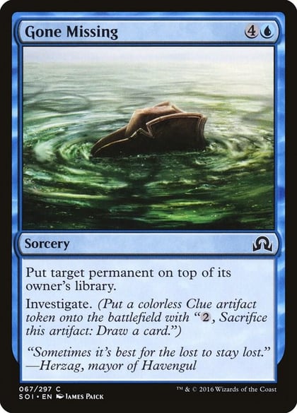 Gone Missing, Shadows over Innistrad 67