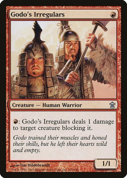 Godo's Irregulars, Saviors of Kamigawa 101