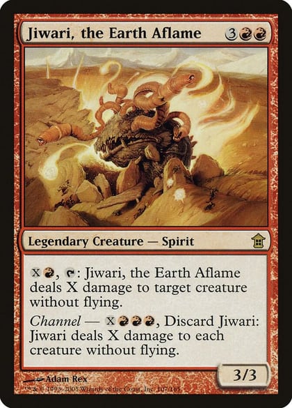 Jiwari, the Earth Aflame, Saviors of Kamigawa 107