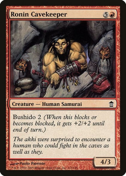 Ronin Cavekeeper, Saviors of Kamigawa 111