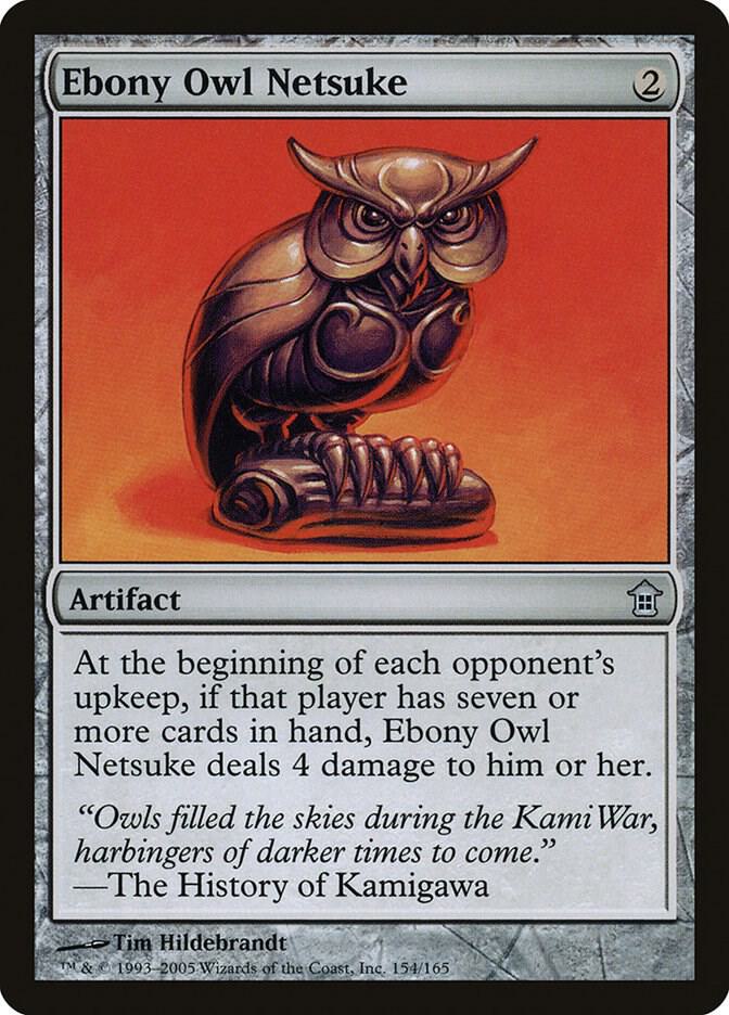 Ebony Owl Netsuke, Saviors of Kamigawa 154