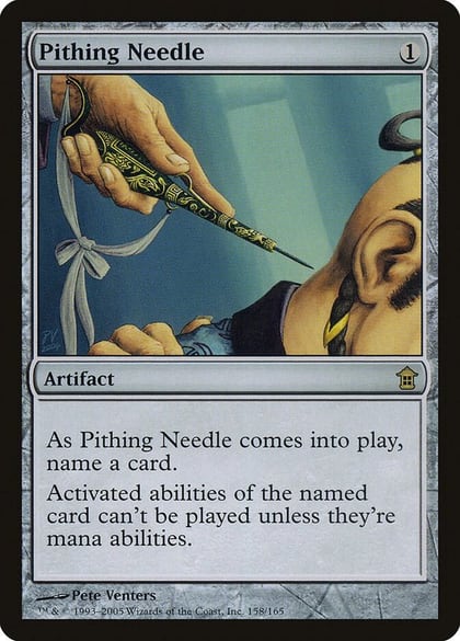 Pithing Needle, Saviors of Kamigawa 158