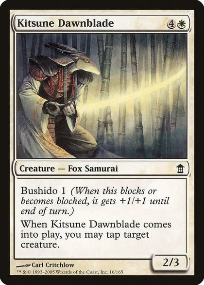 Kitsune Dawnblade, Saviors of Kamigawa 16