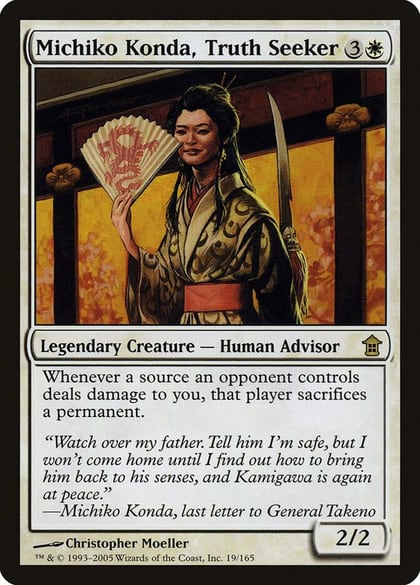 Michiko Konda, Truth Seeker, Saviors of Kamigawa 19