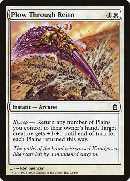 Plow Through Reito, Saviors of Kamigawa 22