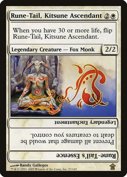 Rune-Tail, Kitsune Ascendant, Saviors of Kamigawa 27