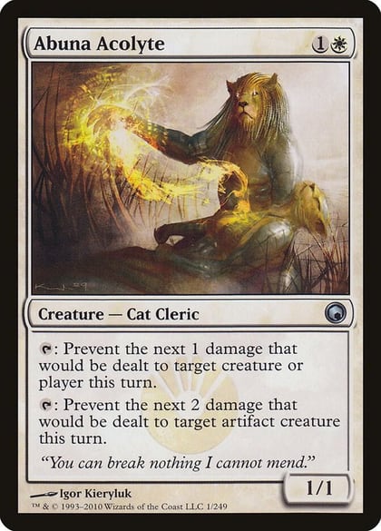 Abuna Acolyte, Scars of Mirrodin 1