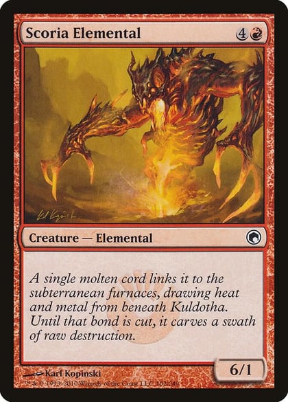 Scoria Elemental, Scars of Mirrodin 102
