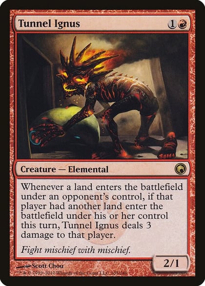 Tunnel Ignus, Scars of Mirrodin 105