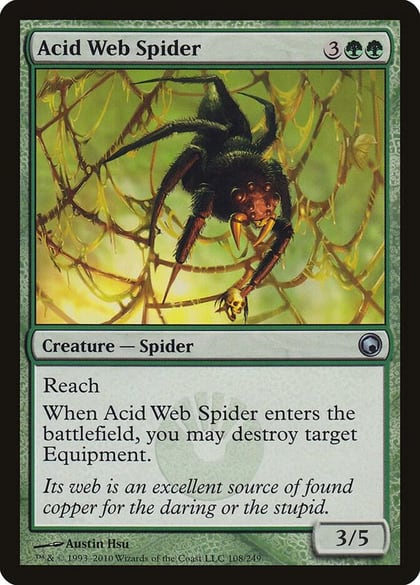 Acid Web Spider, Scars of Mirrodin 108