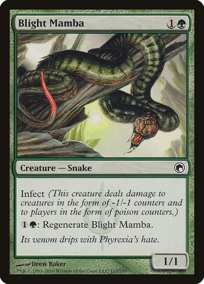 Blight Mamba, Scars of Mirrodin 112