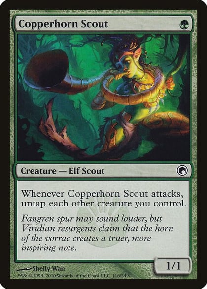 Copperhorn Scout, Scars of Mirrodin 116