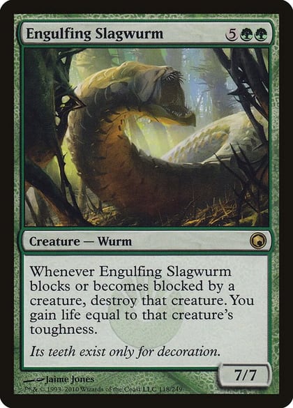 Engulfing Slagwurm, Scars of Mirrodin 118