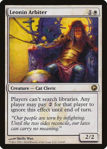 Leonin Arbiter, Scars of Mirrodin 14