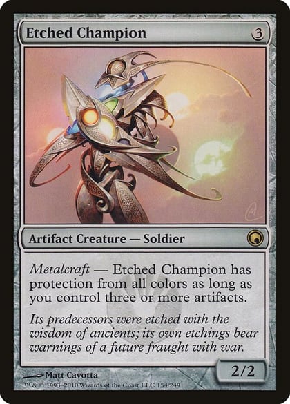 Etched Champion, Scars of Mirrodin 154