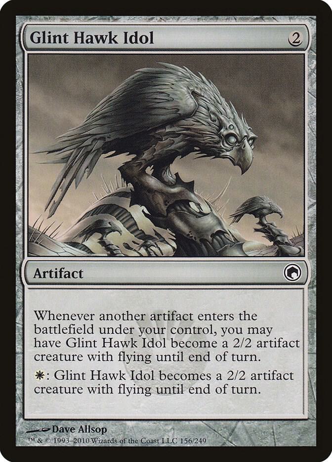 Glint Hawk Idol, Scars of Mirrodin 156