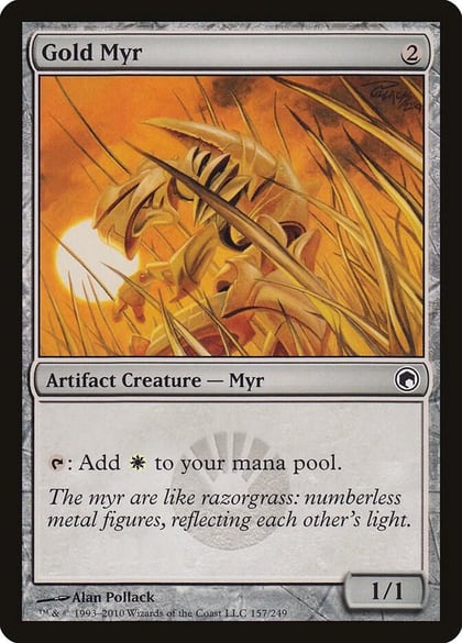 Gold Myr, Scars of Mirrodin 157
