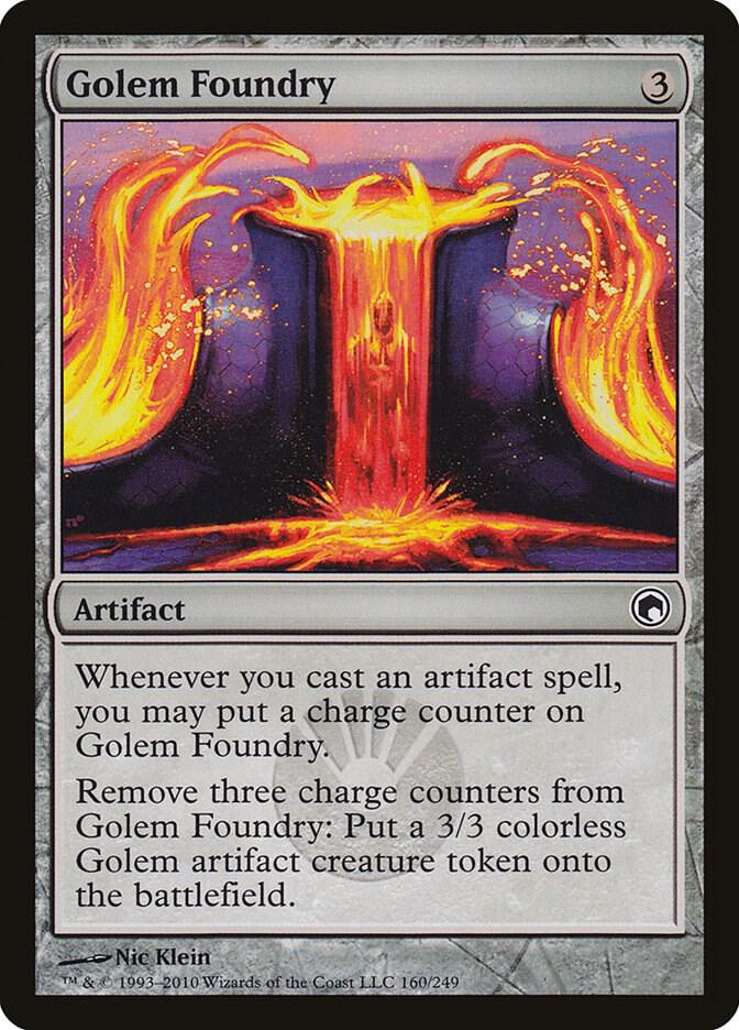 Golem Foundry, Scars of Mirrodin 160
