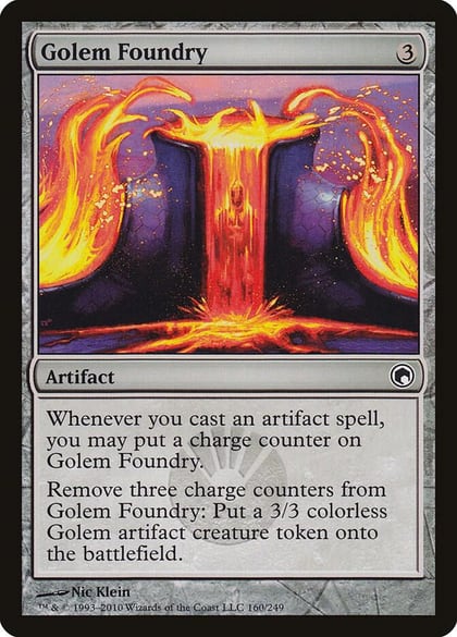 Golem Foundry, Scars of Mirrodin 160