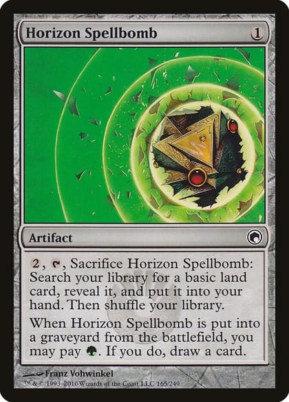 Horizon Spellbomb, Scars of Mirrodin 165