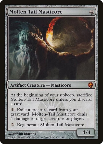Molten-Tail Masticore, Scars of Mirrodin 177