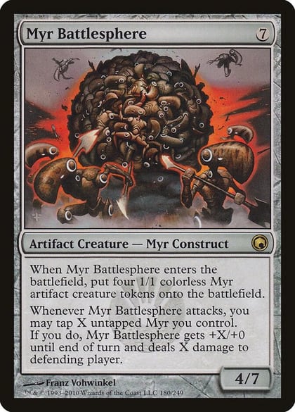 Myr Battlesphere, Scars of Mirrodin 180