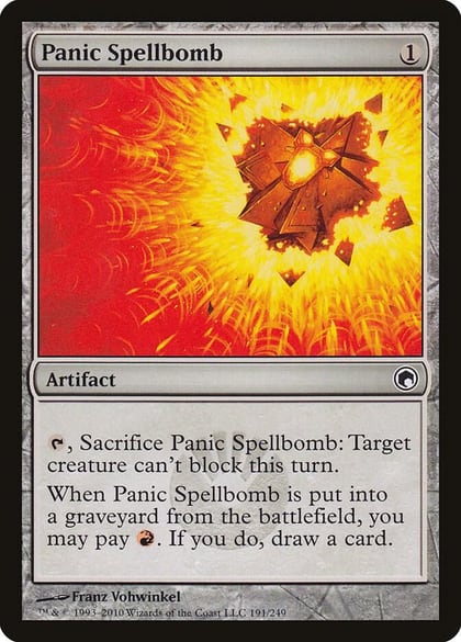 Panic Spellbomb, Scars of Mirrodin 191