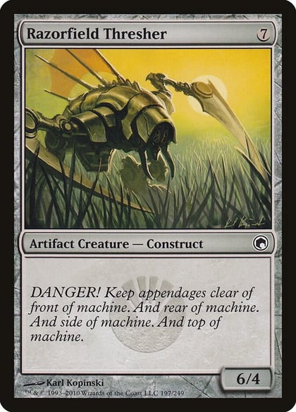 Razorfield Thresher, Scars of Mirrodin 197
