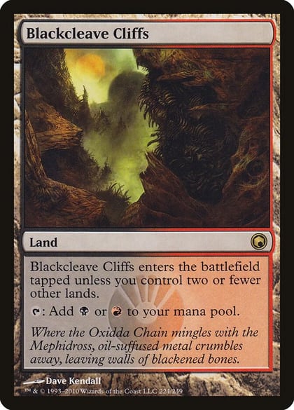 Blackcleave Cliffs, Scars of Mirrodin 224