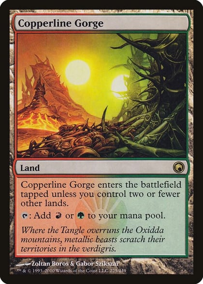 Copperline Gorge, Scars of Mirrodin 225