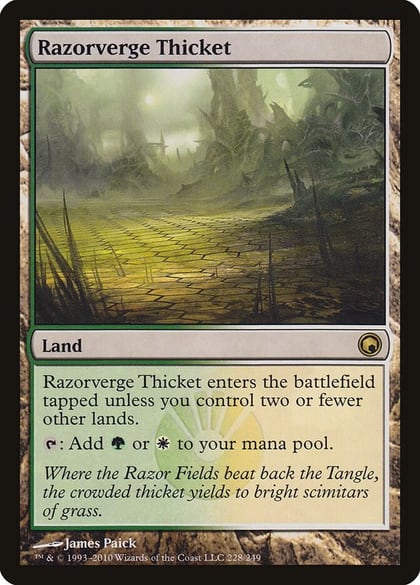 Razorverge Thicket, Scars of Mirrodin 228