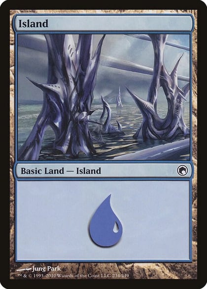 Island (234), Scars of Mirrodin 234