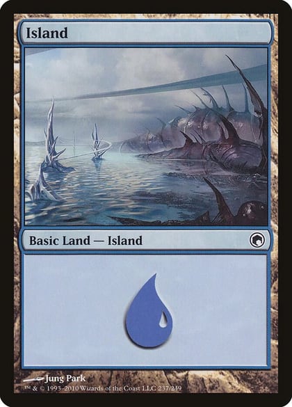 Island (237), Scars of Mirrodin 237