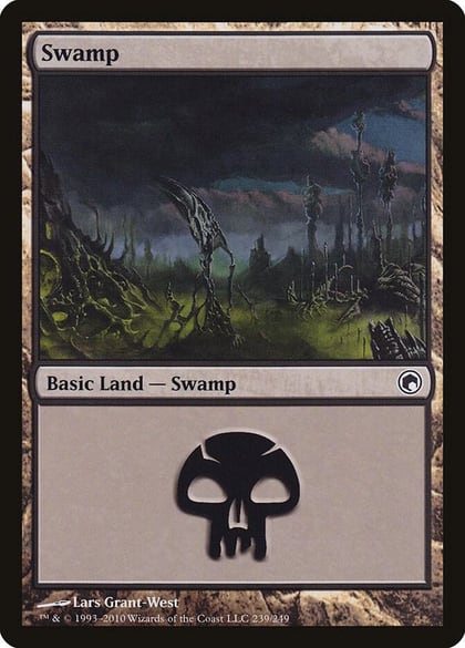 Swamp (239), Scars of Mirrodin 239