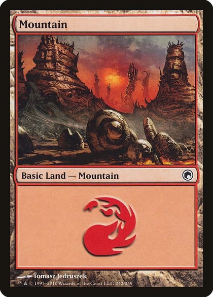 Mountain (242), Scars of Mirrodin 242