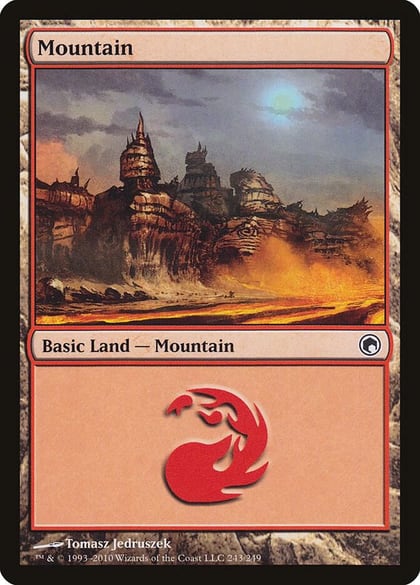 Mountain (243), Scars of Mirrodin 243