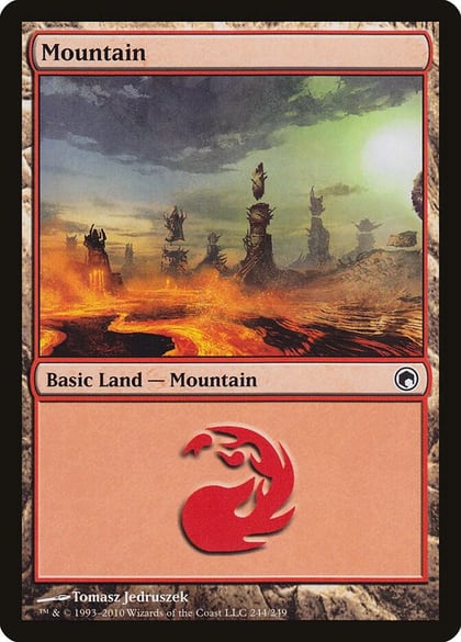 Mountain (244), Scars of Mirrodin 244