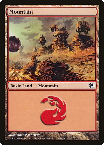 Mountain (245), Scars of Mirrodin 245