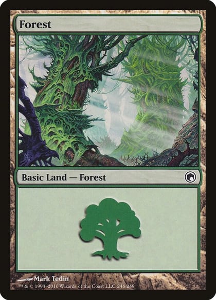 Forest (246), Scars of Mirrodin 246