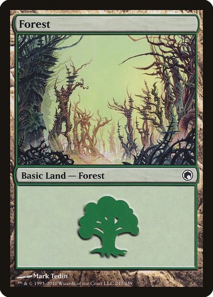 Forest (247), Scars of Mirrodin 247