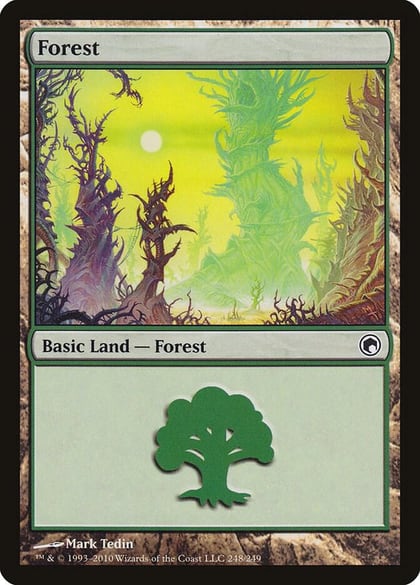 Forest (248), Scars of Mirrodin 248