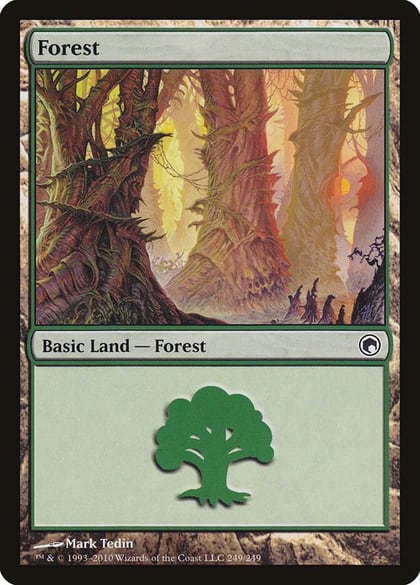 Forest (249), Scars of Mirrodin 249